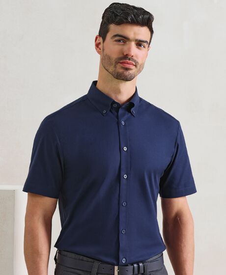 Premier Supreme Short Sleeve Oxford Shirt Thumbnail