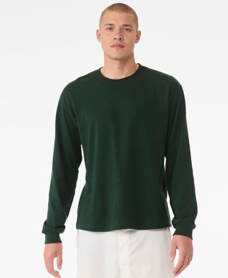Canvas Unisex Heavyweight Long Sleeve Boxy T-Shirt Thumbnail