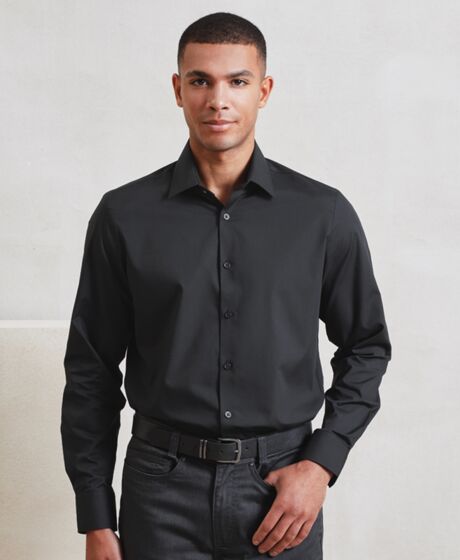 Premier Recyclight® Long Sleeve Poplin Shirt Thumbnail