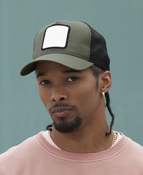 Beechfield Appliqué Patch 5 Panel Trucker Cap Thumbnail
