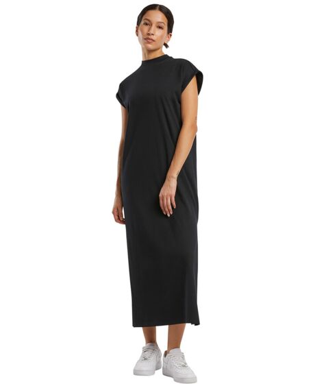 Women’s long extended shoulder dress Thumbnail