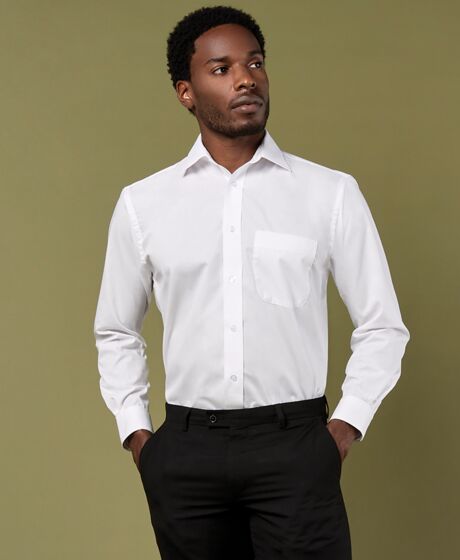 Kustom Kit Long Sleeve Classic Fit Business Shirt Thumbnail
