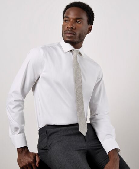 Kustom Kit Premium Long Sleeve Classic Fit Oxford Shirt Thumbnail