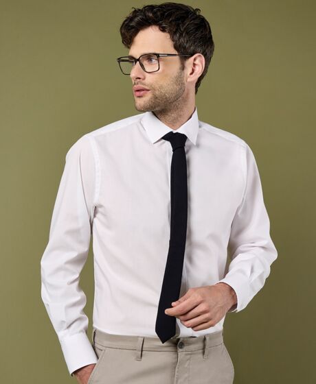 Kustom Kit Long Sleeve Tailored Business Shirt Thumbnail