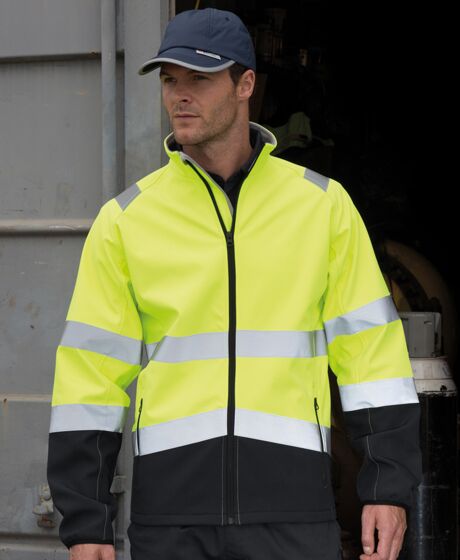 Result Safe-Guard Printable Safety Soft Shell Jacket Thumbnail