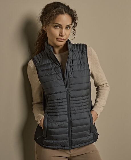 Tee Jays Ladies Crossover Padded Bodywarmer Thumbnail