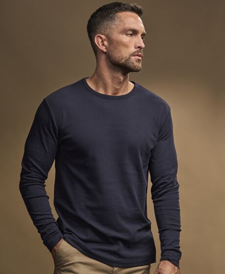 Tee Jays Long Sleeve Interlock T-Shirt Thumbnail